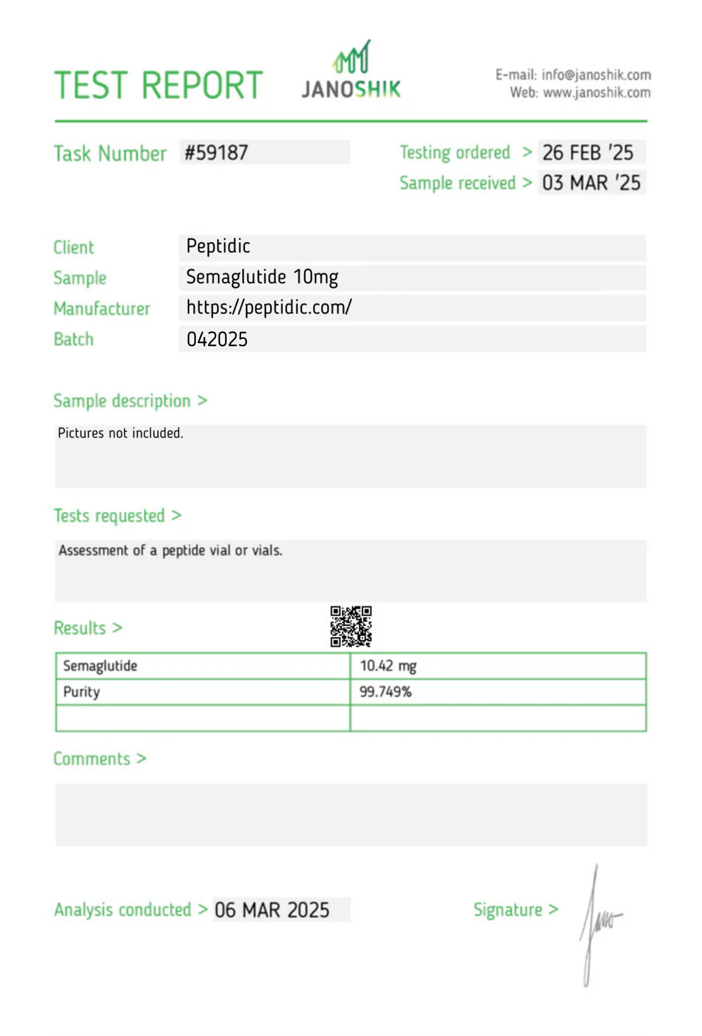Semaglutide – 10mg (10 vials)